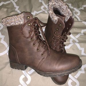 JustFab Nyaling combat boots